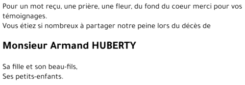 Armand HUBERTY
