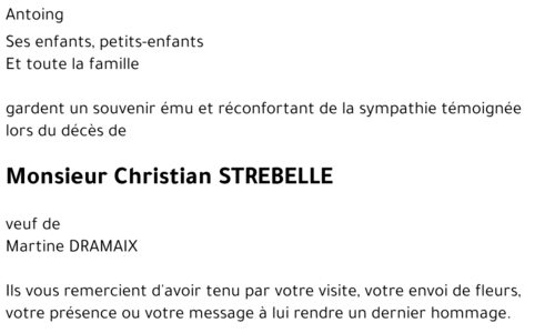 Christian STREBELLE