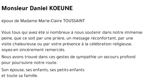Daniel KOEUNE