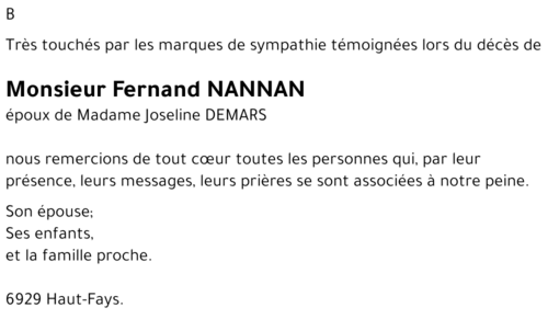 Fernand NANNAN
