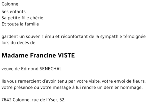 Francine VISTE