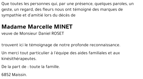 Marcelle MINET