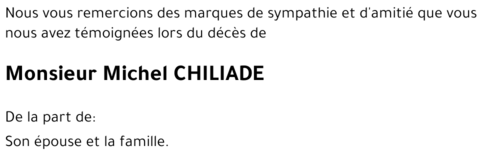 Michel CHILIADE