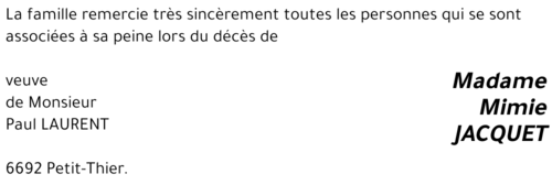 Mimie JACQUET