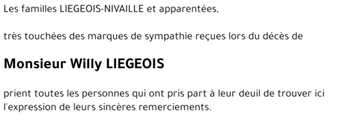 Willy LIEGEOIS