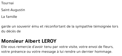 Albert LEROY