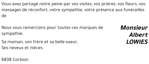 Albert LOWIES