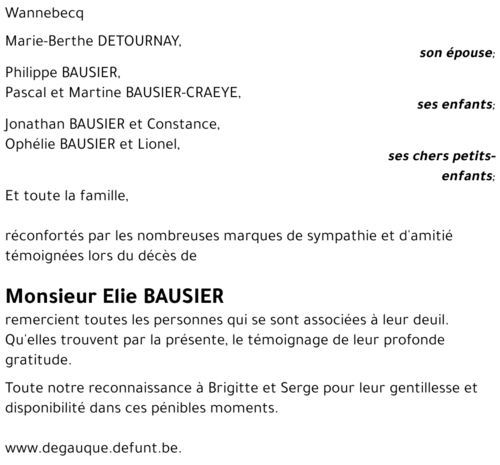 Elie BAUSIER