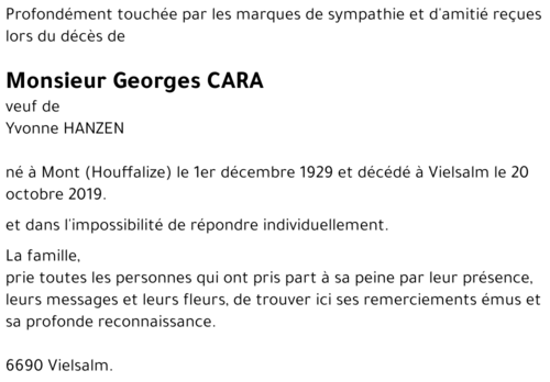 Georges CARA