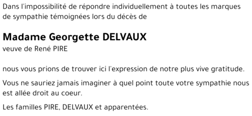 Georgette DELVAUX