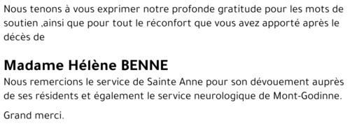 Hélène BENNE
