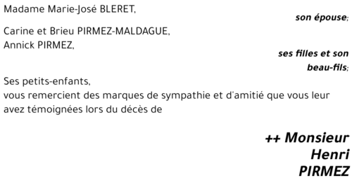 Henri PIRMEZ