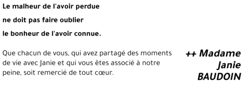 Janie BAUDOIN