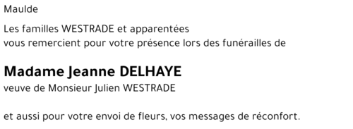 Jeanne Delhaye