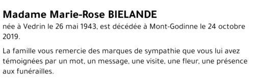Marie-Rose BIELANDE