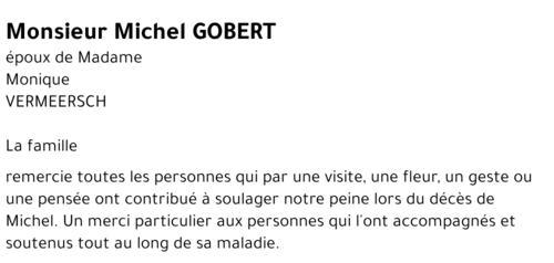 Michel GOBERT