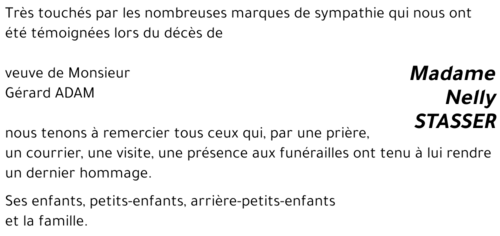 Nelly STASSER 