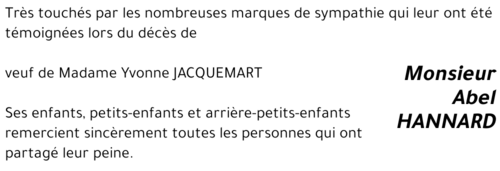 Abel HANNARD