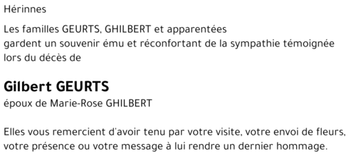 Gilbert GEURTS