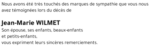 Jean-Marie WILMET