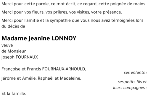 Jeanine LONNOY