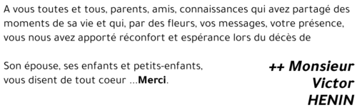 Victor HENIN