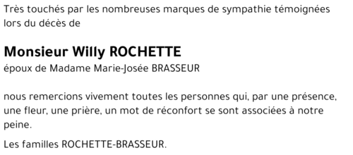 Willy ROCHETTE