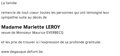 Mariette LEROY