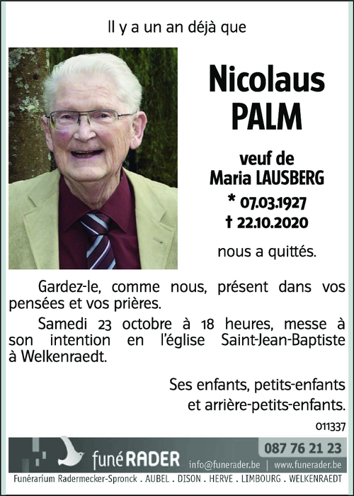 Nikolaus PALM