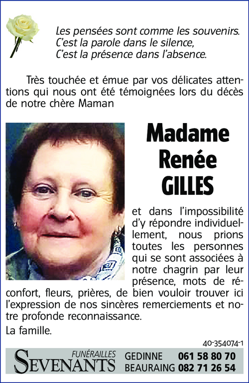 Renée GILLES