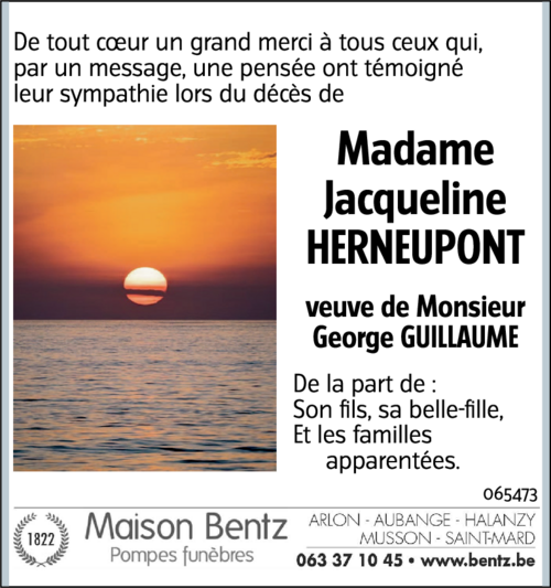 Jacqueline HERNEUPONT