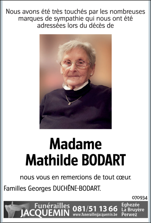BODART Mathile